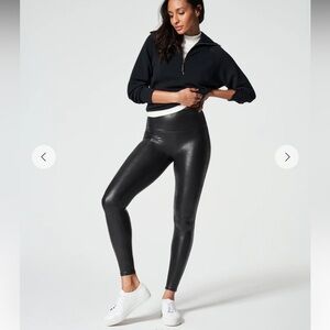 Spanx Black High-Waisted Leggings